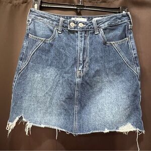 Hollister Ultra High-Rise Denim Skirt Size 7